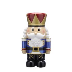 2ft Tall Blue Red and black Nutcracker Image