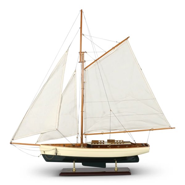 Authentic Models 1930s Classic Yacht Model Large