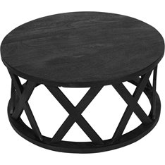 Bali Round Black Coffee Table Image