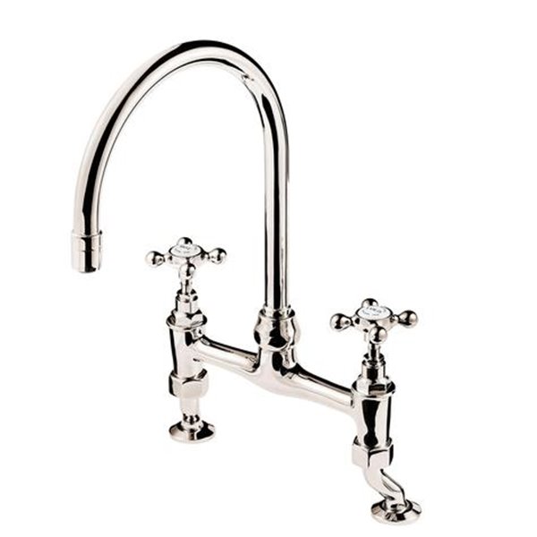 Barber Wilsons Kitchen Mixer Tap with crossheads