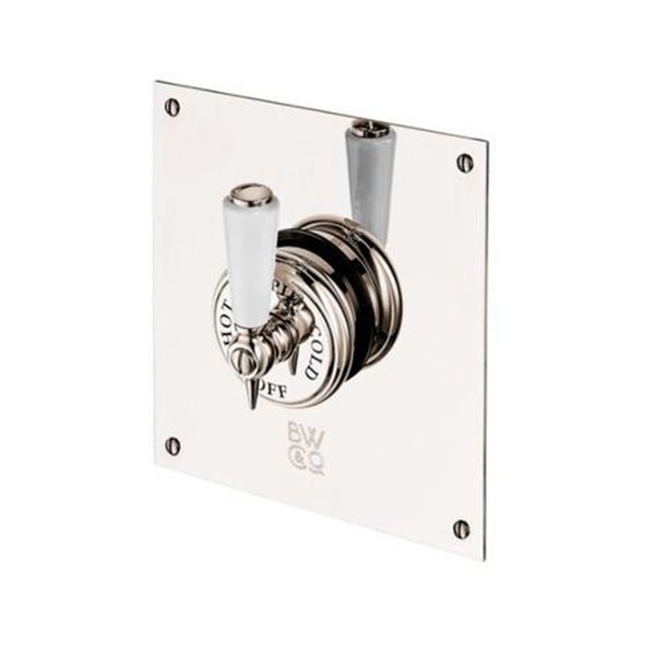 Barber Wilsons Recessed Thermostatic mixer square backplate