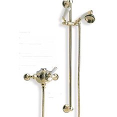 Barber Wilsons Thermostatic mixer valve, hand shower and sliding bar Image