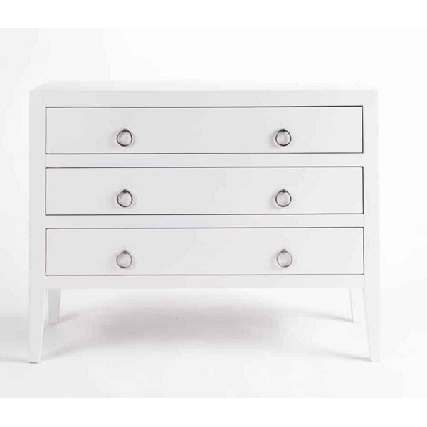 Cherwell 3 Drawer Chest of Drawers in White