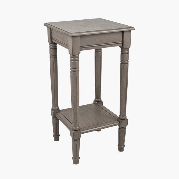 Classic Taupe Grey Side Table