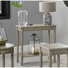 Classic Taupe Grey Side Table Image