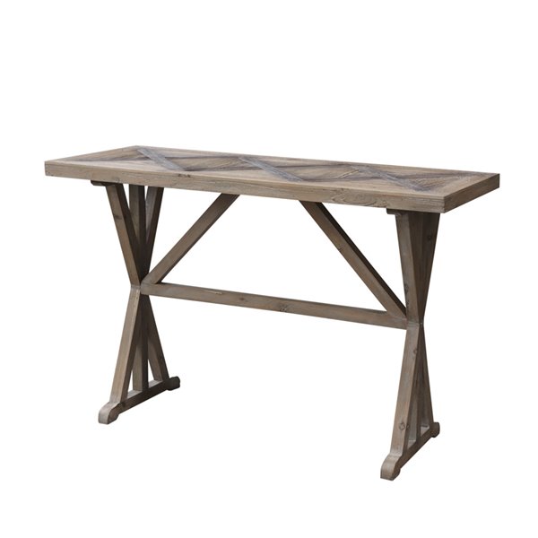 Fir Wood Console Table
