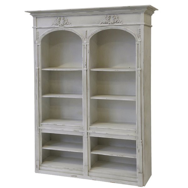 French Double Bookcase