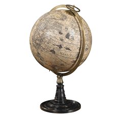 Globe on Stand Old World Image