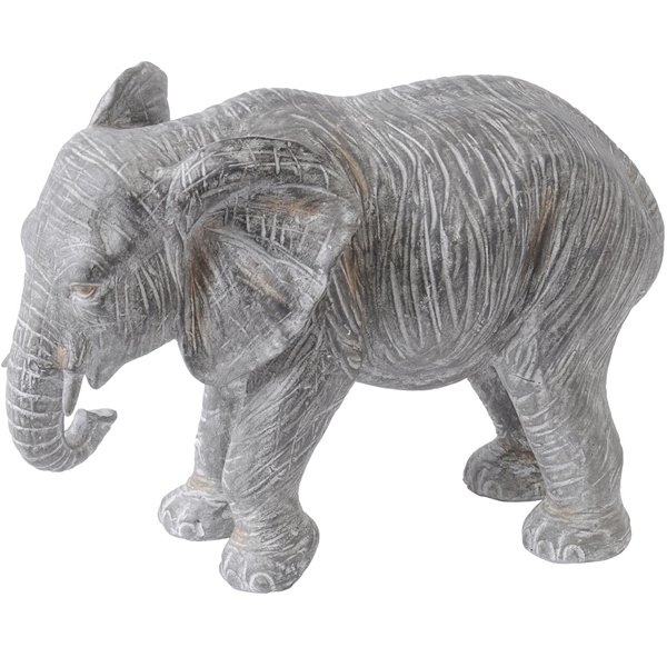 Grey Baby Elephant sculpture