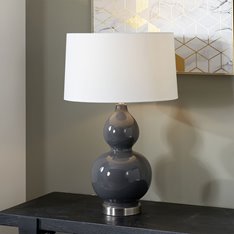 Grey Ceramic Table Lamp  Image