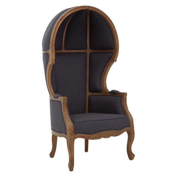 Grey Domed Porters Chair