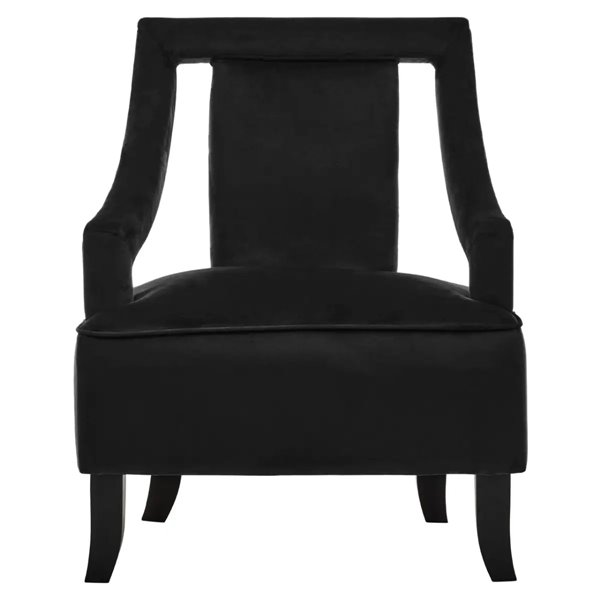 Hermitage Black Cut Out Armchair