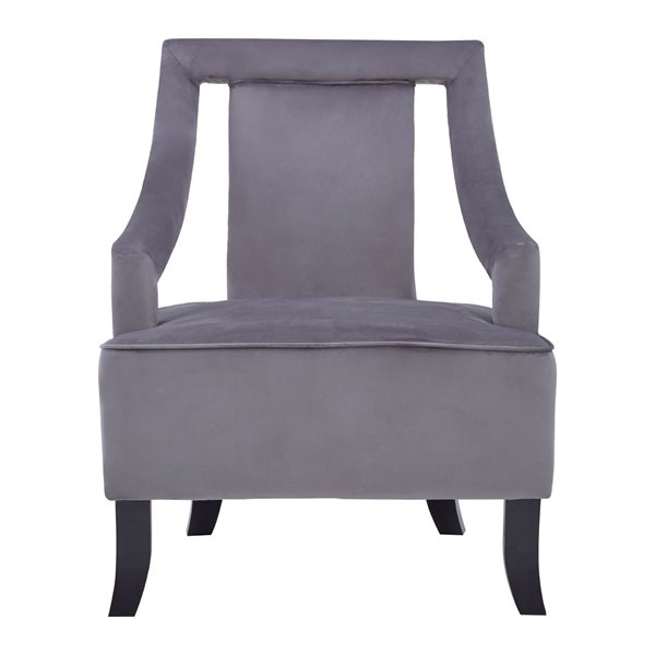 Hermitage Grey Cut Out Armchair