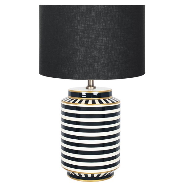 Humbug Black And White Tall Table Lamp, Tall White Table Lamp