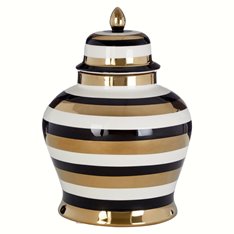 Katerina Gold Stripe Jar Image