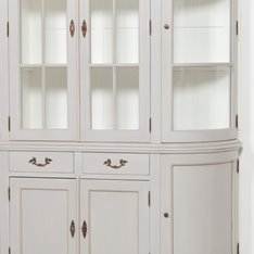 Large Grey Dresser Display Cabinet Image