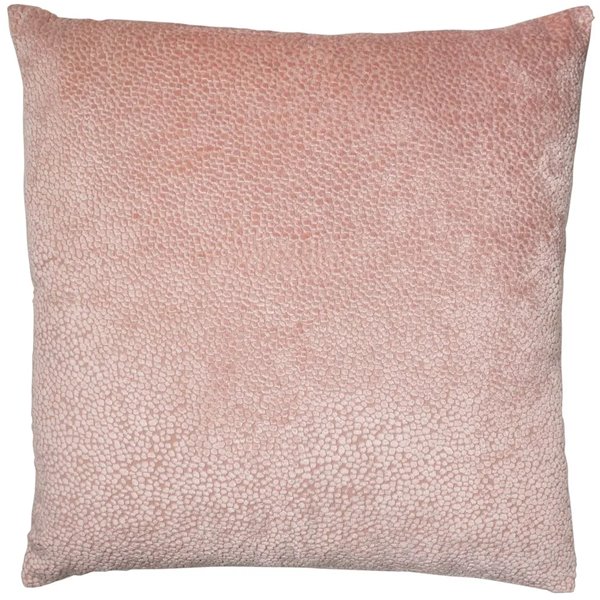 Large Pink Velvet Dot Cushion 