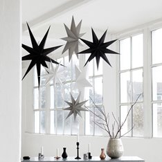 Large Star Decoration in Grey Image