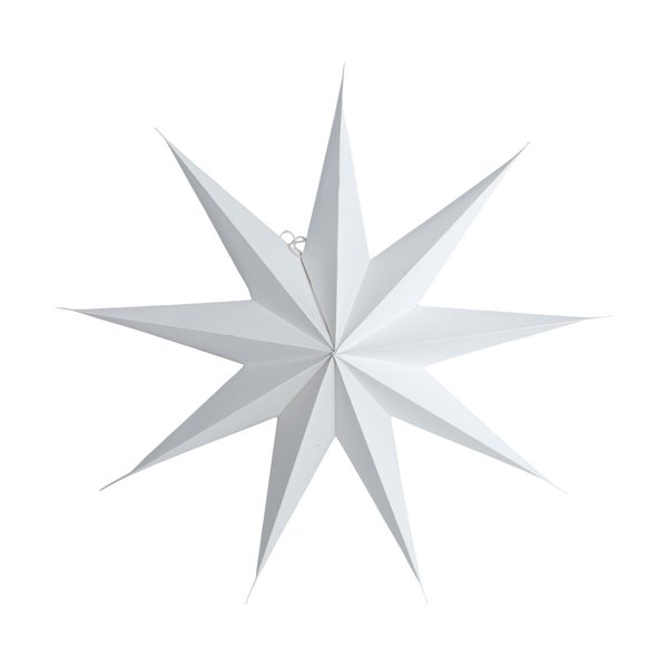 Large Star Decoration in White