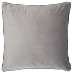 Large Velvet Silver Grey Cushion Image