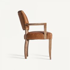 Leather Club Carver Dining Chair  Image