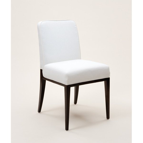 Low back dining chair - covered in your own fabric