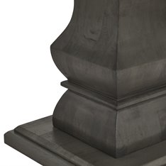 Lyon Round Grey Pedestal Dining Table Image