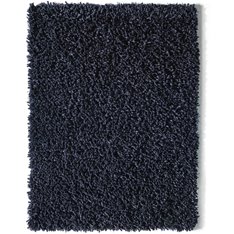 Maine Midnight Blue Textured Wool Rug   Image