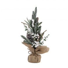 Pine and Cotton ball Decorative Tree Image