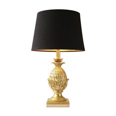 Pineapple Table Lamp with shade   Image