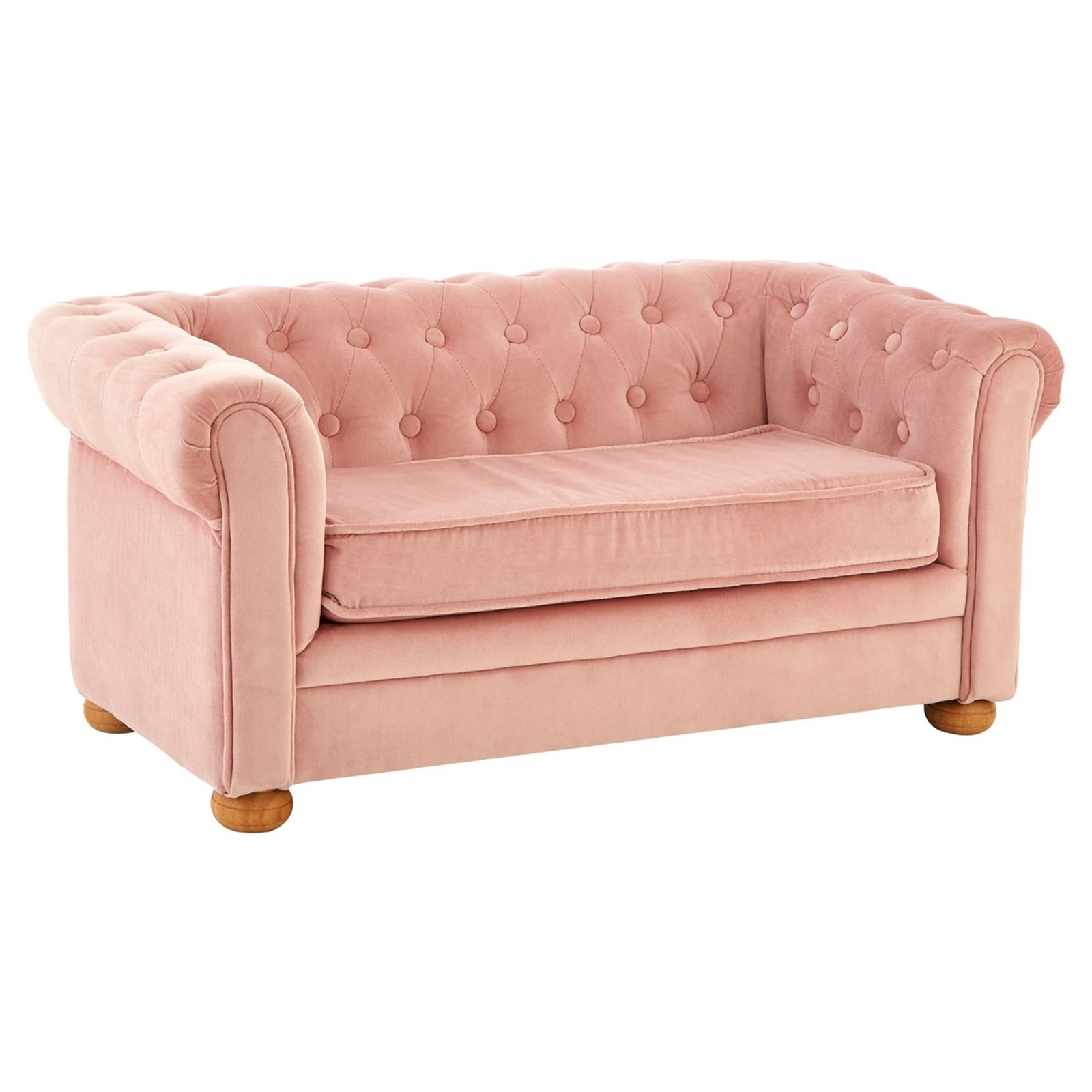 Pink Child's Chesterfield Sofa
