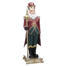 Red Green and Gold Nutcracker Soldier Image