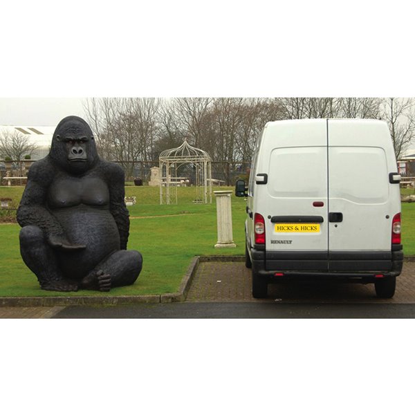 Silverback Gorilla Garden Statue