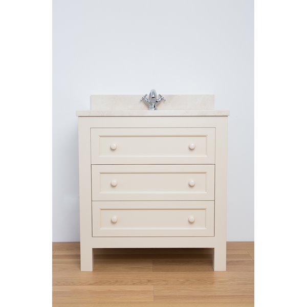 Sitting Pretty Single Vanity Unit with Drawers 
