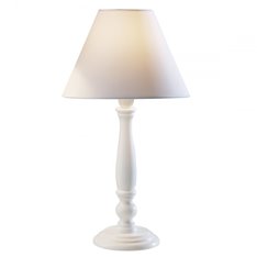 Small Ivory Painted Table Lamp Image