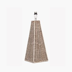 St Mawes Rattan Pyramid Table Lamp Image