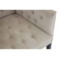 Velvet Studded Bench Sofa Image