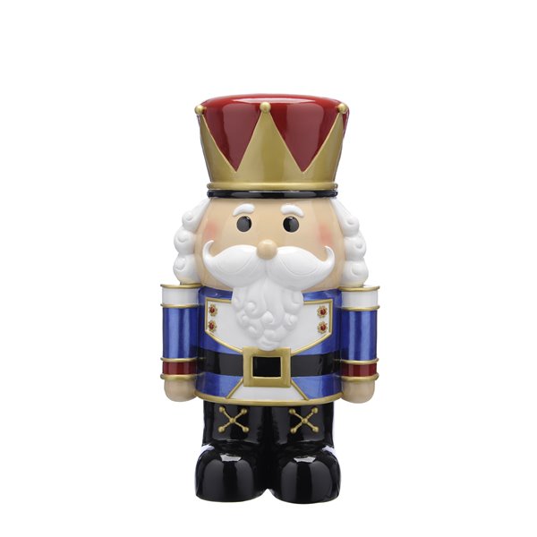 2ft Tall Blue Red and black Nutcracker