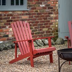 Adirondack Lounge Chair - Rust Image