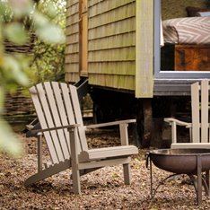 Adirondack Lounge Chair - Taupe Image