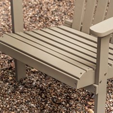Adirondack Lounge Chair - Taupe Image