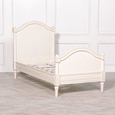 Aged Ivory Mahogany Single Bed Image