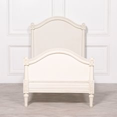Aged Ivory Mahogany Single Bed Image