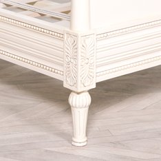 Aged Ivory Mahogany Single Bed Image