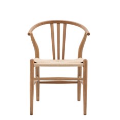 Albany Elm Wishbone Dining Chair   Image