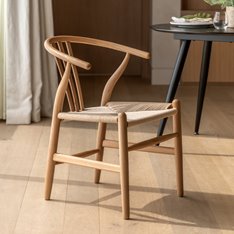 Albany Elm Wishbone Dining Chair   Image
