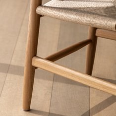 Albany Elm Wishbone Dining Chair   Image