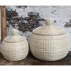 Alibaba Natural Round Small Basket Image