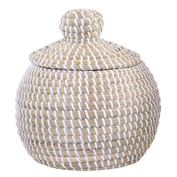 Alibaba Natural Round Small Basket