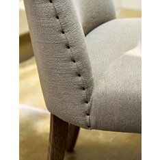 Alice Grey Studded Dining Chair Image